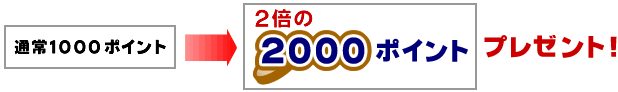 2�{��2000�|�C���g�v���[���g